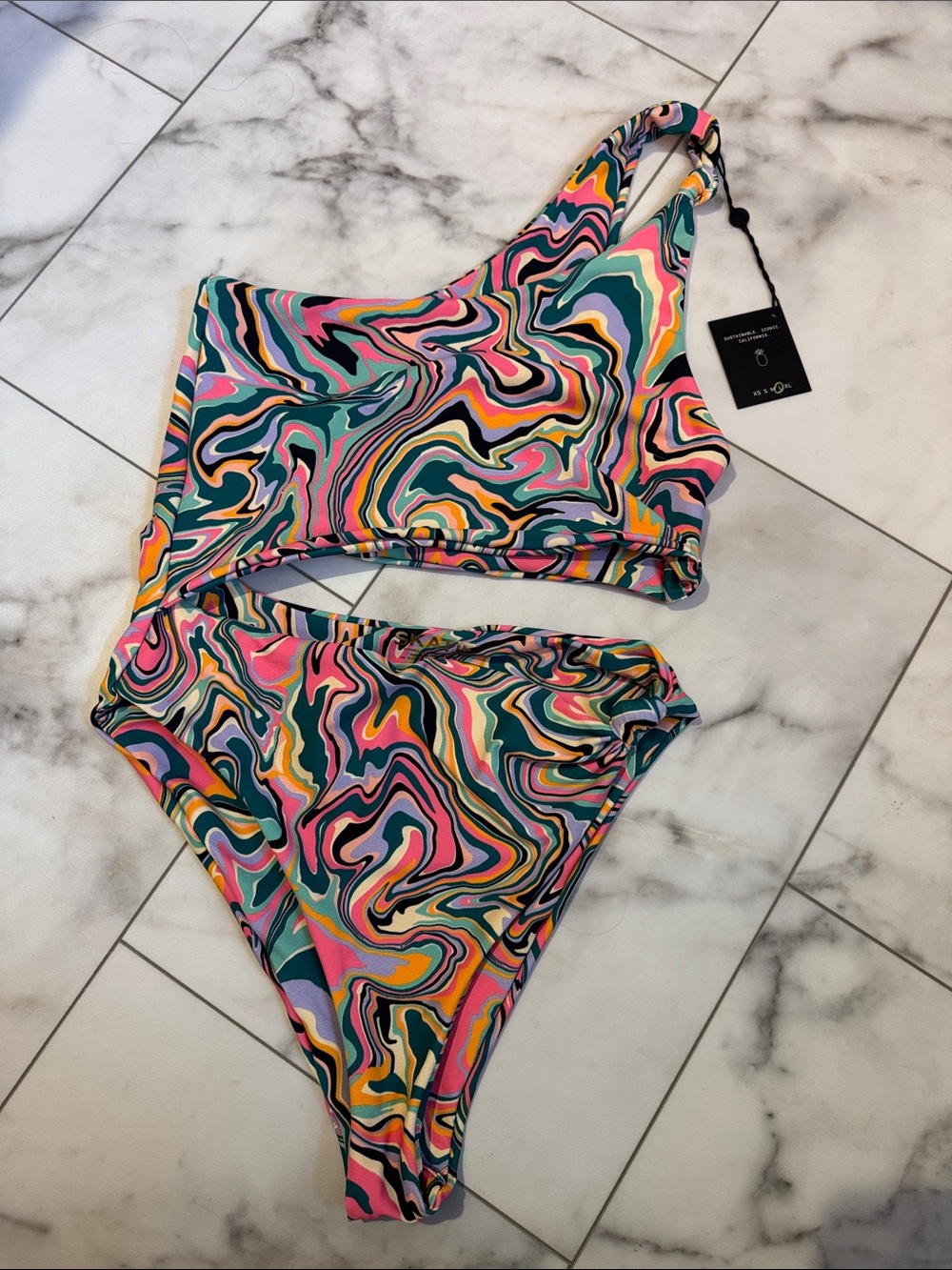 Skatie Nicole Swirl One Piece